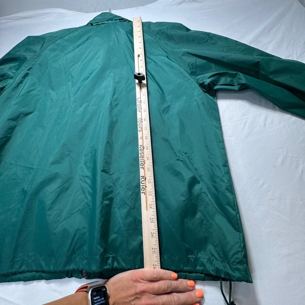 Woolrich Windbreaker Jacket Rugged Outdoorwear Sea Green Unisex Large Vintage